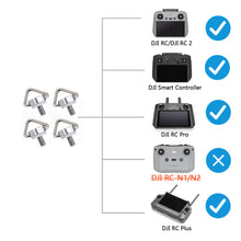 Load image into Gallery viewer, 4 pcs Lanyard Screw Buckles for DJI RC/RC Pro/RC Plus