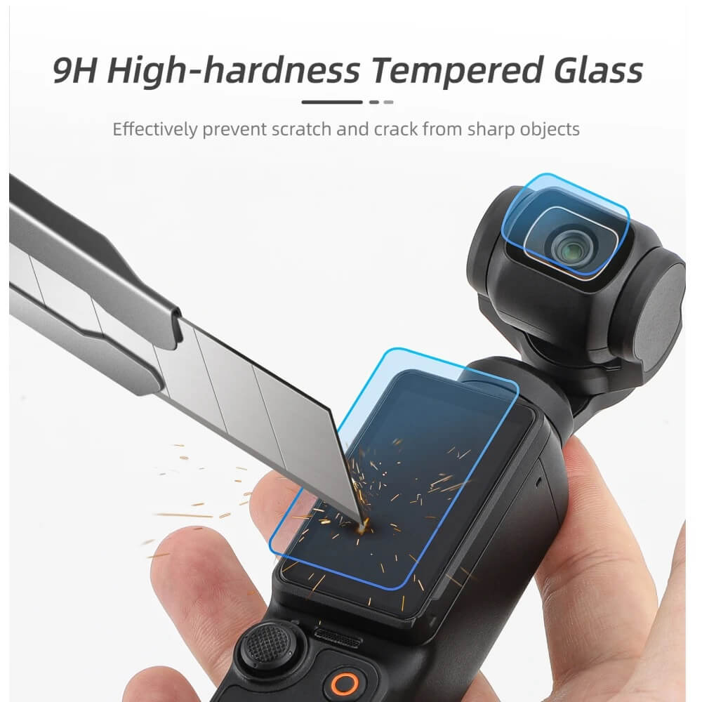 1/2 Set HD Screen Protector for DJI Mavic Mini/Mini 2/Mini SE Anti-Scratch  Tempered Glass Lens Film Protective Accessories Kits