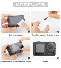 Load image into Gallery viewer, 2 Pack of Screens&Lens Protective Film for OSMO Action 4