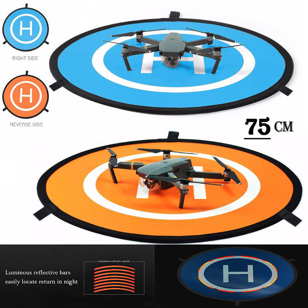43 Drone Landing Pad with Reflective Stripes - Ideal Supply Inc