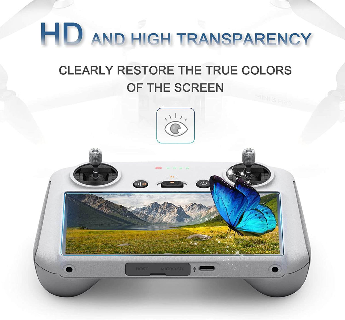  2Pack RC Plus Screen Protector Fit for DJI Inspire 3