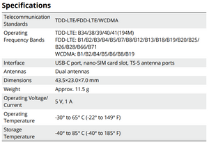 DJI Cellular Dongle 2 (TD-LTE USB Modem)