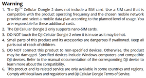 DJI Cellular Dongle 2 (TD-LTE USB Modem)