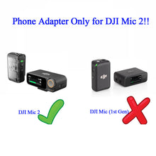 Load image into Gallery viewer, Lightning/Type-C Phone Adapter for DJI Mic 2