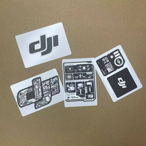 Original DJI Decals for Laptop, Travel Case, etc