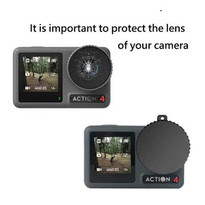 2 pcs Protective Rubber Lens Lid for OSMO Action 3/4