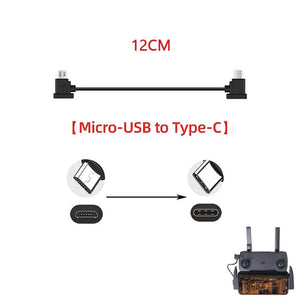 2 pcs 12CM/30CM Phone/Tablet Cable for the RC of Mavic 2/Mavic Pro/Mavic Air/Mavic Mini/Spark