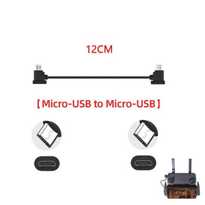 2 pcs 12CM/30CM Phone/Tablet Cable for the RC of Mavic 2/Mavic Pro/Mavic Air/Mavic Mini/Spark