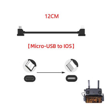 Load image into Gallery viewer, 2 pcs 12CM/30CM Phone/Tablet Cable for the RC of Mavic 2/Mavic Pro/Mavic Air/Mavic Mini/Spark