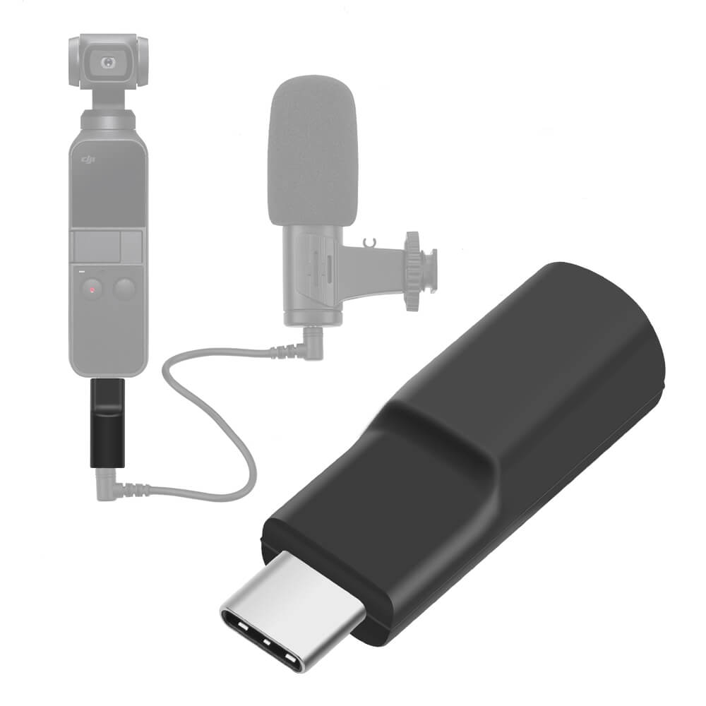 3.5mm Mic Audio Adapter for OSMO Pocket 1/2