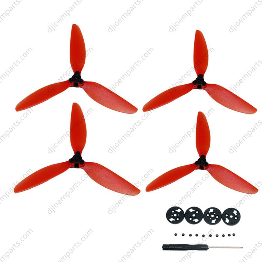 GeKLok Hélices silencieuses pour DJI Mavic Mini 2, réduction du bruit pliable 3 lames de rechange pour drone PC (Noir GeKLok Hélices silencieuses pour DJI Mavic Mini 2, réduction du bruit pliable 3 lames de rechange pour drone PC (Noir
