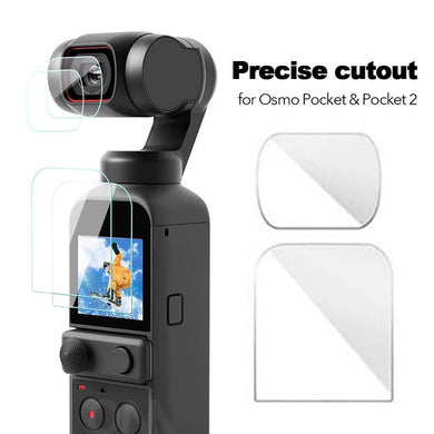 2 Sets Screen and Camera Protective Film for DJI OSMO Pocket 2/1